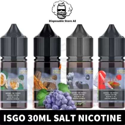 Isgo Salt Nicotine 30ml 25mg 50mg in Dubai, UAE | Isgo Vape Dubai