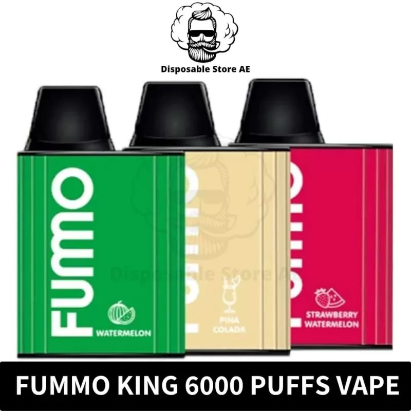Fummo King 6000 Puffs 2% nicotine Rechargeable Disposable Vape Buy in UAE Dubai
