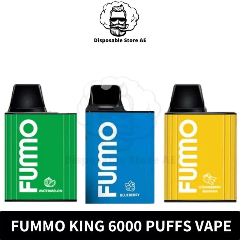 Fummo King 6000 Puffs 2% nicotine Rechargeable Disposable Vape Buy in UAE Dubai - Image 2