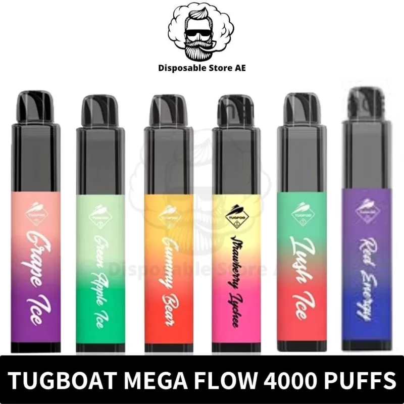 TUGBOAT MEGA FLOW DISPOSABLE VAPE (4000 Puffs) IN DUBAI