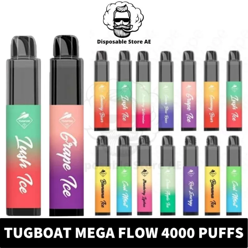 TUGBOAT MEGA FLOW DISPOSABLE VAPE (4000 Puffs) IN DUBAI - Image 2