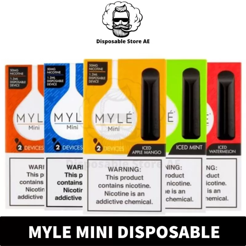 Myle Mini Disposable Vape Pack of 2 Pics In Dubai UAE - Image 2