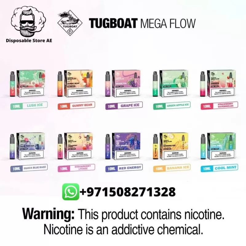 TUGBOAT MEGA FLOW DISPOSABLE VAPE (4000 Puffs) IN DUBAI - Image 3