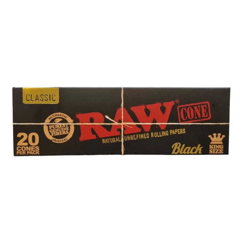 RAW Cone Black King Size Rolling Papers – Smoking Accessories - Image 3