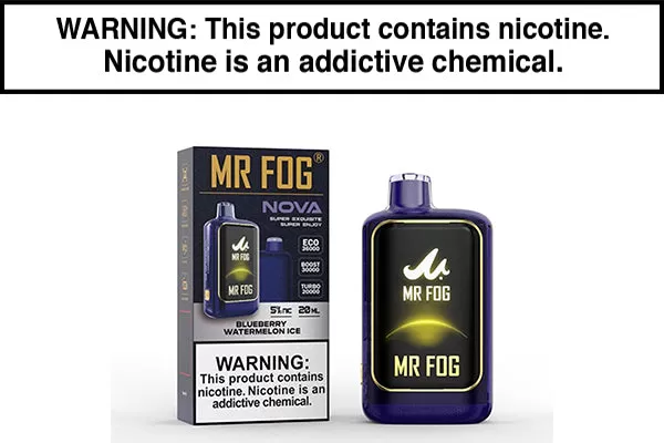 MR FOG NOVA 36K DISPOSABLE VAPE – 36,000 PUFFS - Image 2