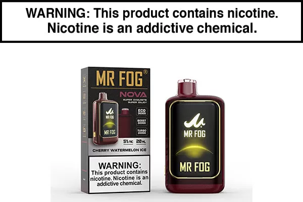 MR FOG NOVA 36K DISPOSABLE VAPE – 36,000 PUFFS - Image 3