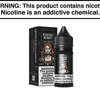 MOTHER’S MILK & COOKIES BY SUICIDE BUNNY SALTS 30ML