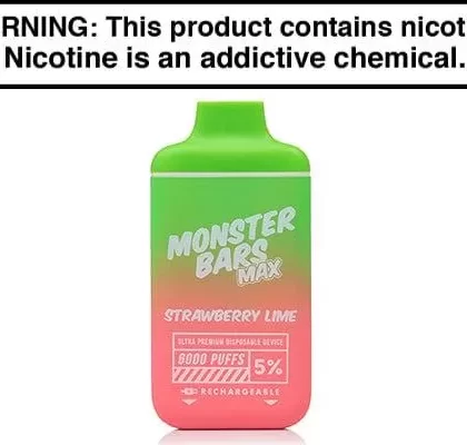 MONSTER BAR MAX 6000 PUFF DISPOSABLE VAPE