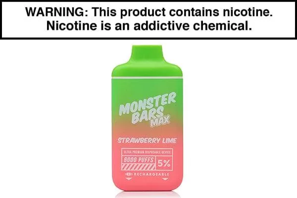 MONSTER BAR MAX 6000 PUFF DISPOSABLE VAPE