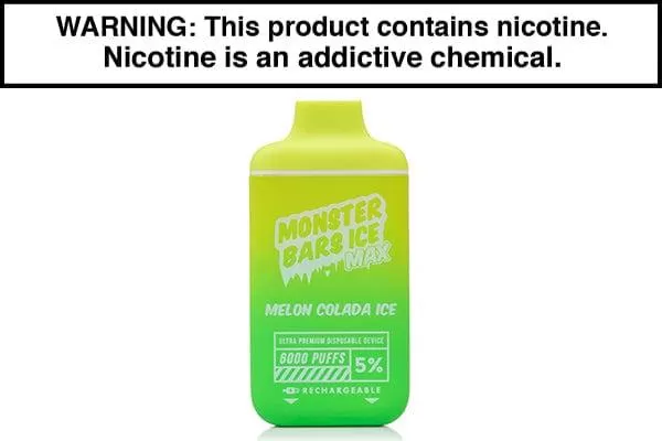 MONSTER BAR MAX 6000 PUFF DISPOSABLE VAPE - Image 2
