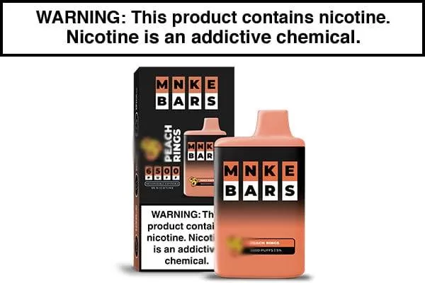 MNKE BAR DISPOSABLE VAPE – 6500 PUFFS