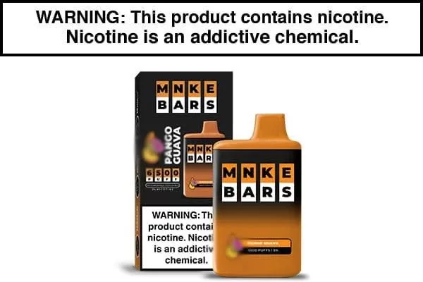 MNKE BAR DISPOSABLE VAPE – 6500 PUFFS - Image 2