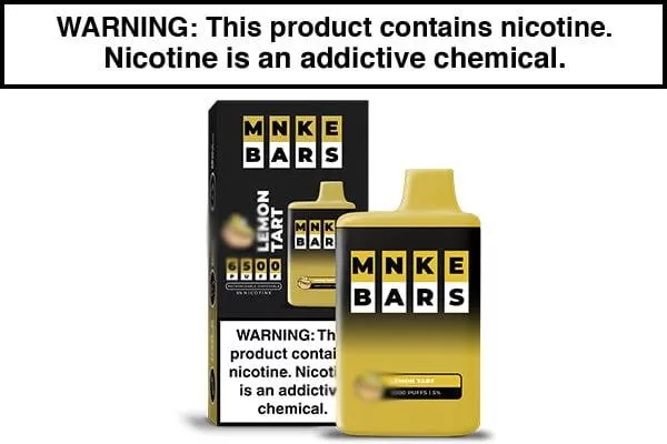 MNKE BAR DISPOSABLE VAPE – 6500 PUFFS - Image 3