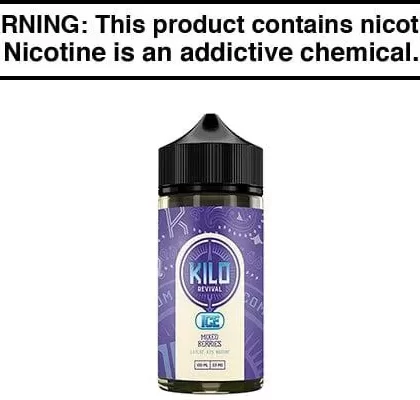 MIXED BERRIES ICE BY KILO REVIVAL 100ML