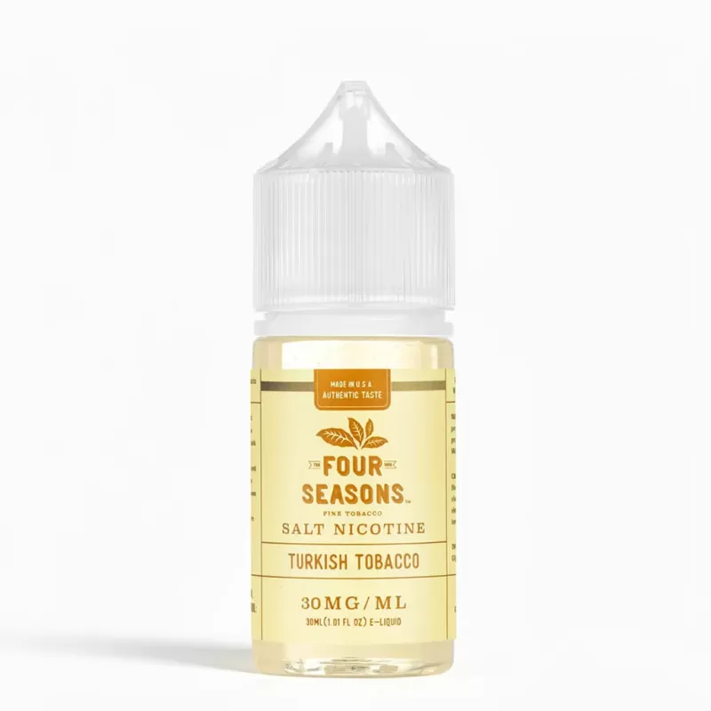 Four Seasons Turkish Tobacco Salt Nic 30mL – Rich Latakia