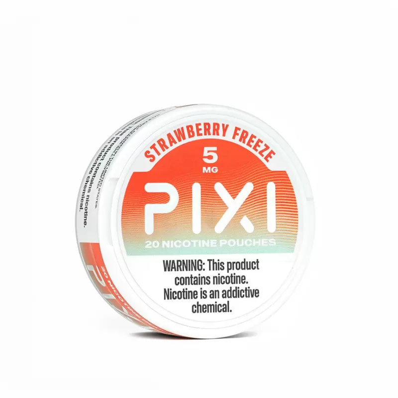 Pixi Tobacco-Free Nicotine Pouches – Strawberry Freeze Dry