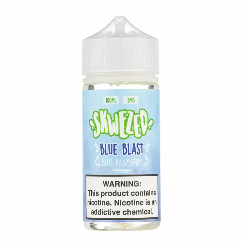Skwezed Blue Blast: Candy Blue Raspberry 100mL - Image 2