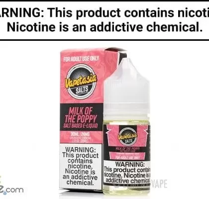 MILK OF THE POPPY BY VAPETASIA SALT 30ML