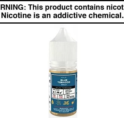 MILD ROBUST BLUE TOBACCO BY GLAS BASIX NIC SALTS 30ML