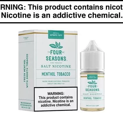 MENTHOL TOBACCO BY FOUR SEASONS SALTS 30ML