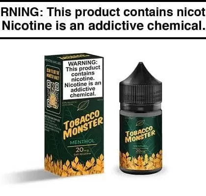 MENTHOL BY TOBACCO MONSTER SALT NIC 30ML