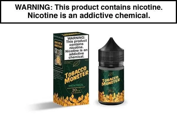MENTHOL BY TOBACCO MONSTER SALT NIC 30ML