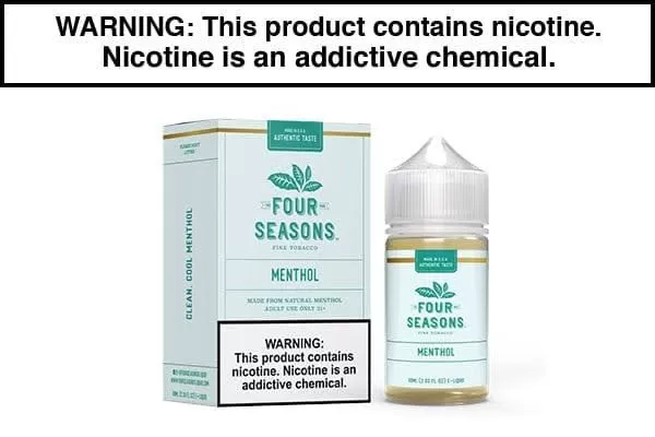 MENTHOL BY FOUR SEASONS 30ML/60ML