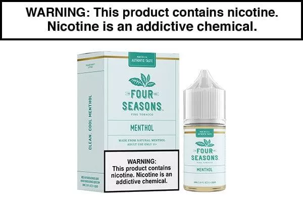 MENTHOL BY FOUR SEASONS 30ML/60ML - Image 2