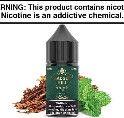 MENTHOL BY BADGER HILL RESERVE SALTS 30ML
