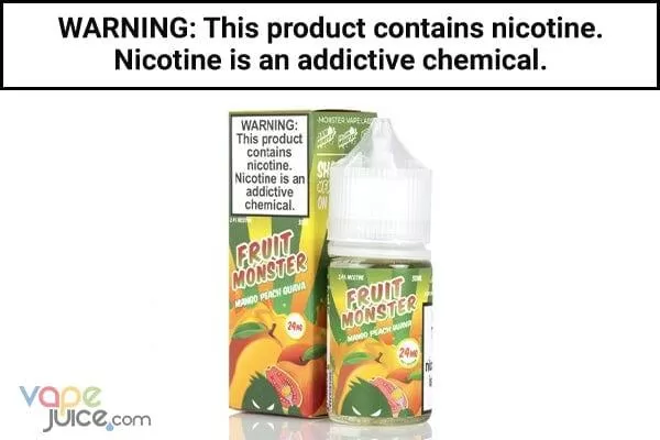 MANGO PEACH GUAVA BY FRUIT MONSTER SALT NIC 30ML