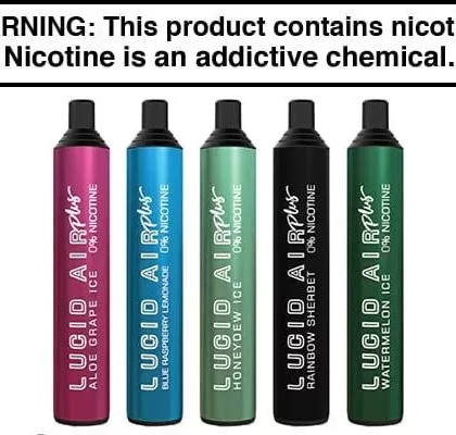 LUCID AIR PLUS MESH DISPOSABLE VAPE – 5000 PUFFS