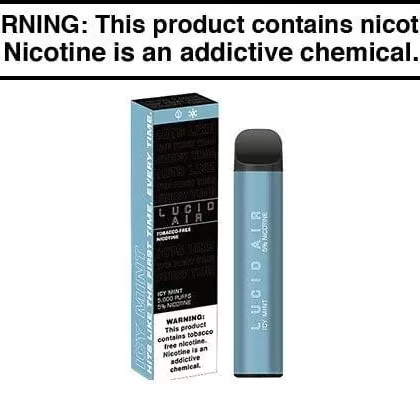 LUCID AIR DISPOSABLE VAPE 16.7ML – 5000 PUFFS