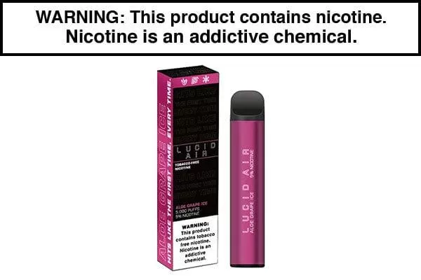 LUCID AIR DISPOSABLE VAPE 16.7ML – 5000 PUFFS - Image 3