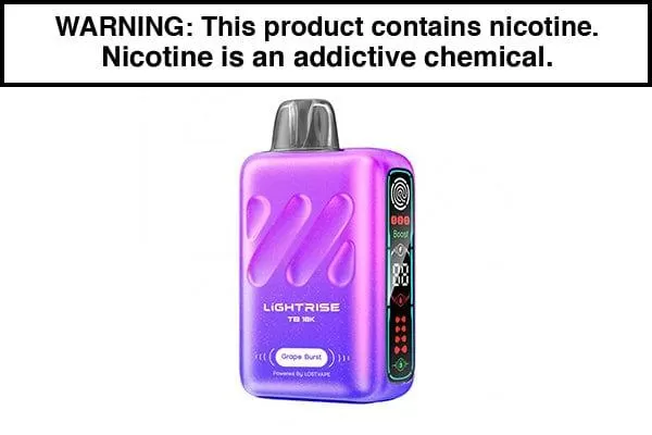 LOST VAPE LIGHTRISE TB 18K 18ML 18000 PUFF DISPOSABLE VAPE - Image 3