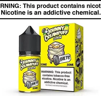 LEMON BY JOHNNY CREAMPUFF SALTS 30ML