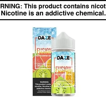 KIWI PASSIONFRUIT GUAVA ICED BY 7 DAZE FUSION 100ML