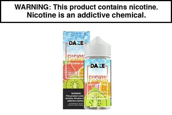 KIWI PASSIONFRUIT GUAVA ICED BY 7 DAZE FUSION 100ML