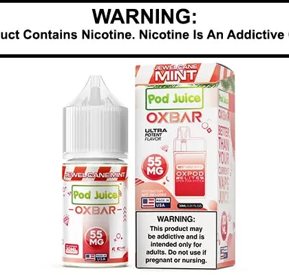 JEWEL CANE MINT BY OXBAR X POD JUICE SALT 30ML