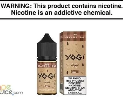 JAVA GRANOLA BAR BY YOGI E LIQUID SALT 30ML