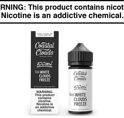 ICED WHITE CLOUDS FREEZE BY COASTAL CLOUDS 100ML