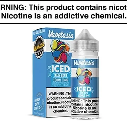 ICED RAIN BOPS BY VAPETASIA KILLER SWEETS 100ML