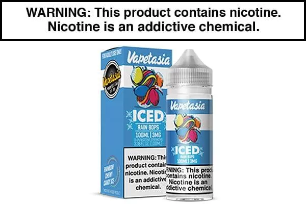 ICED RAIN BOPS BY VAPETASIA KILLER SWEETS 100ML