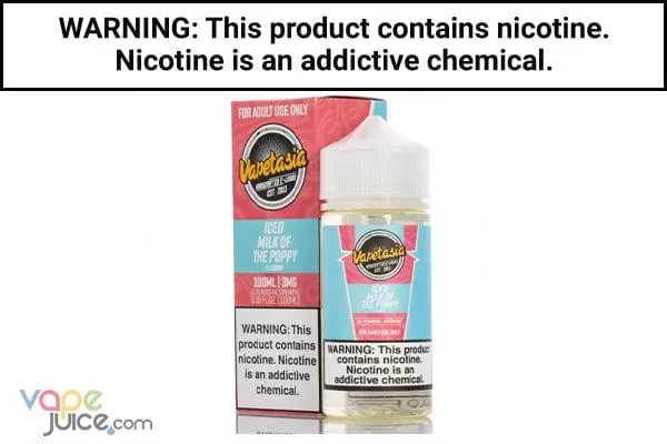 ICED MILK OF THE POPPY BY VAPETASIA 60ML/100ML