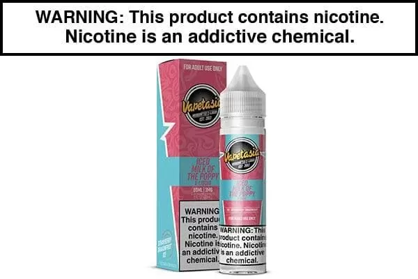 ICED MILK OF THE POPPY BY VAPETASIA 60ML/100ML - Image 2