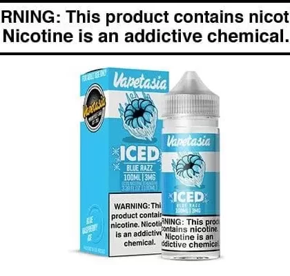 ICED BLUE RAZZ BY VAPETASIA KILLER FRUITS 100ML