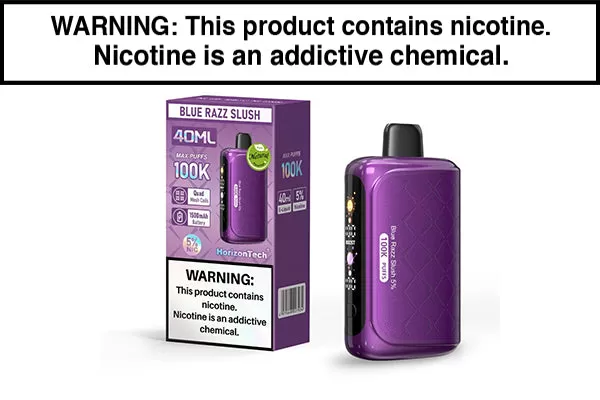 HORIZONTECH 100K DISPOSABLE VAPE – 100,000 PUFFS - Image 2
