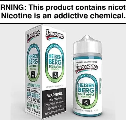 HEISENBERG SOUR APPLE MENTHOL BY INNEVAPE 100ML