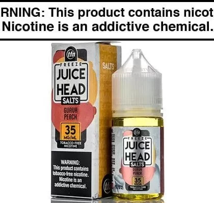 GUAVA PEACH FREEZE BY JUICE HEAD SALTS 30ML