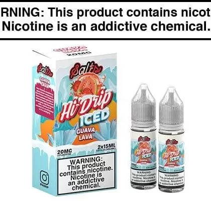 GUAVA LAVA ICED BY HI-DRIP SALTS 30ML (2x15ML)