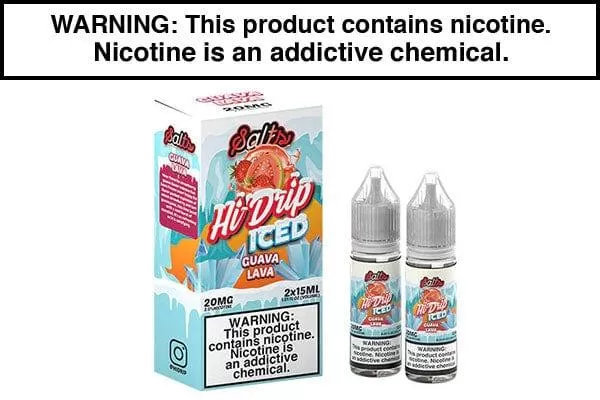GUAVA LAVA ICED BY HI-DRIP SALTS 30ML (2x15ML)